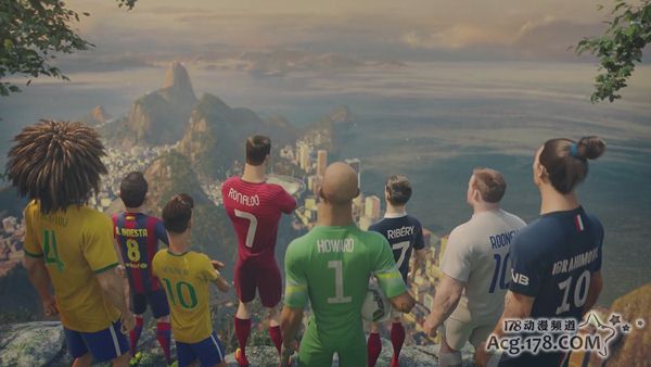 迎接巴西世界杯 知名运动品牌耐克制作足球短