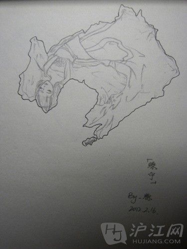 辽宁省的“缭宁”似一位昏睡过去的睡美人，额头漂亮的梅花妆和长长的睫毛(lash)尽显高贵。大连市被设计成了