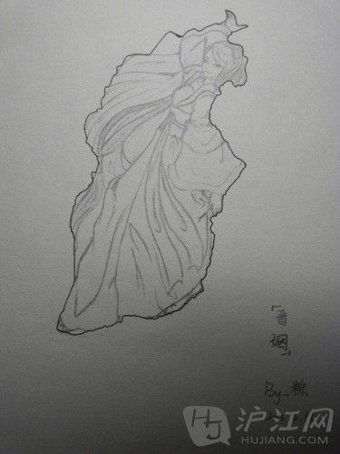 山西省的美女叫“晋姻”，是位非常大方的美女哎！且看她的舞姿，右手高高举起，左手顺势而落，应该是一支奔