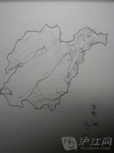 山东省是位异域美女啊！作者将她取名为“鲁丝”。“鲁丝”脸戴面纱(veil)，手戴镯子。穿着充满异域风情的(