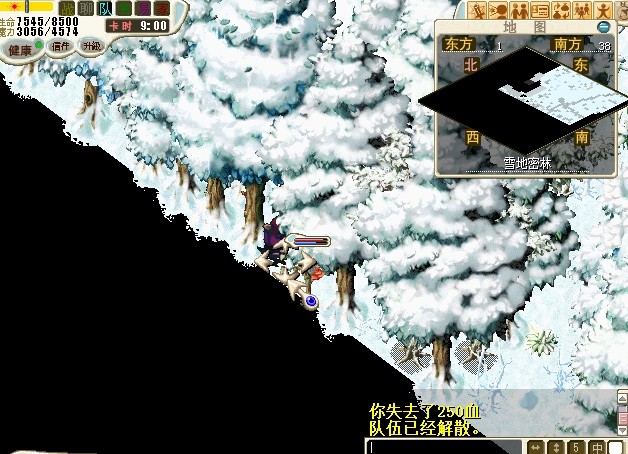 进入雪山密林